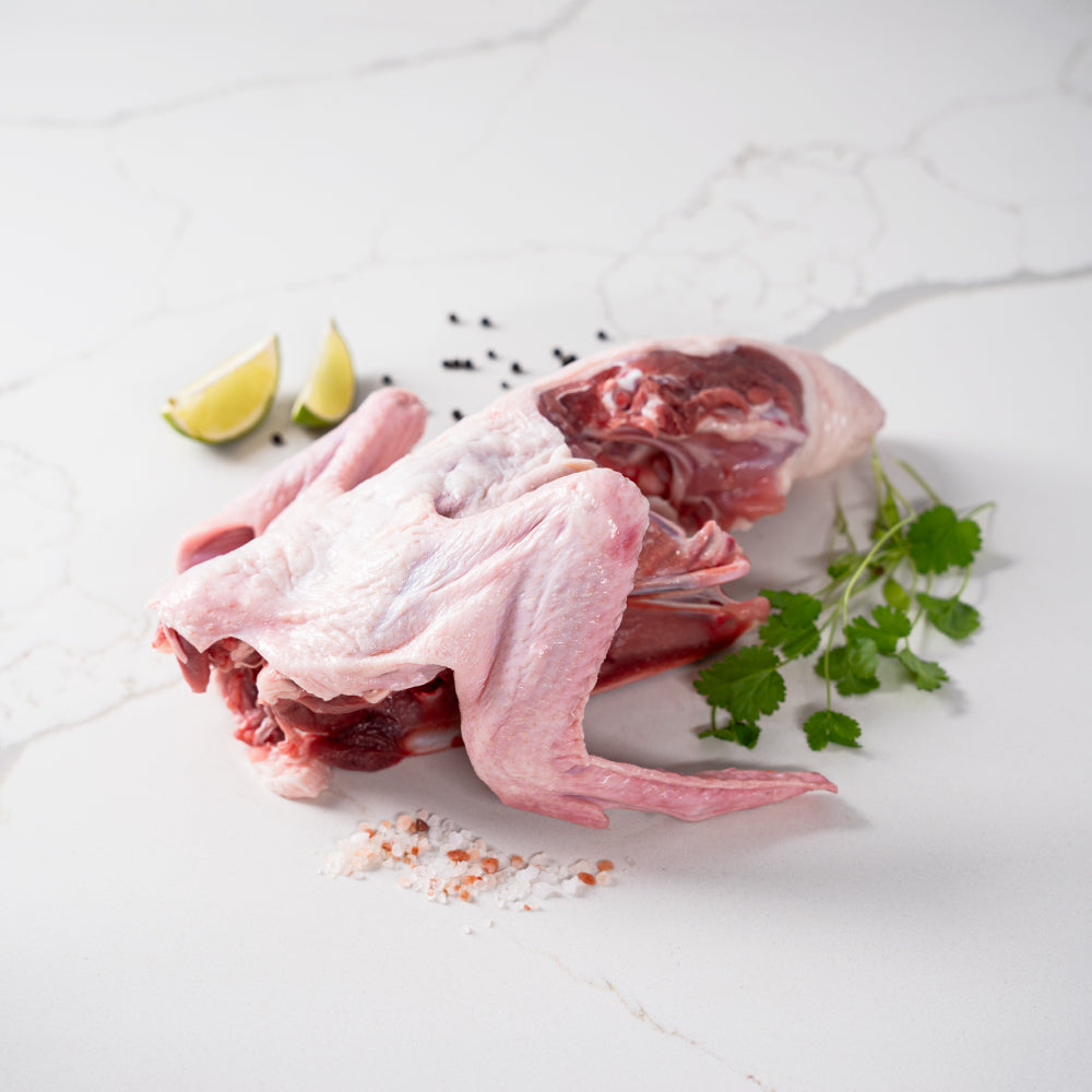 Porcja ze skrzydłem rosołowa z kaczki